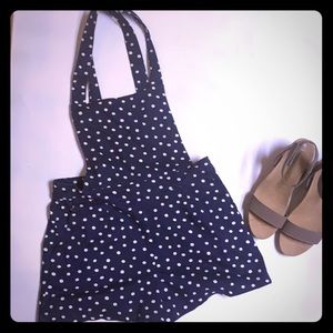 5/$10 Polka Dot Stretch Overalls
